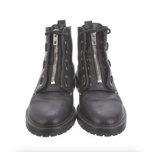 RAG & BONE Calf Leather Cannon Combat Boots